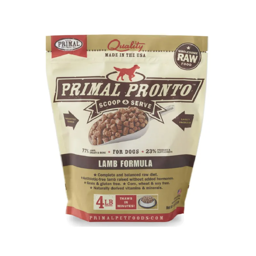 Primal 狗糧 急凍鮮肉粒系列 羊肉配方 4lb (PRCLF4) (需冷藏)