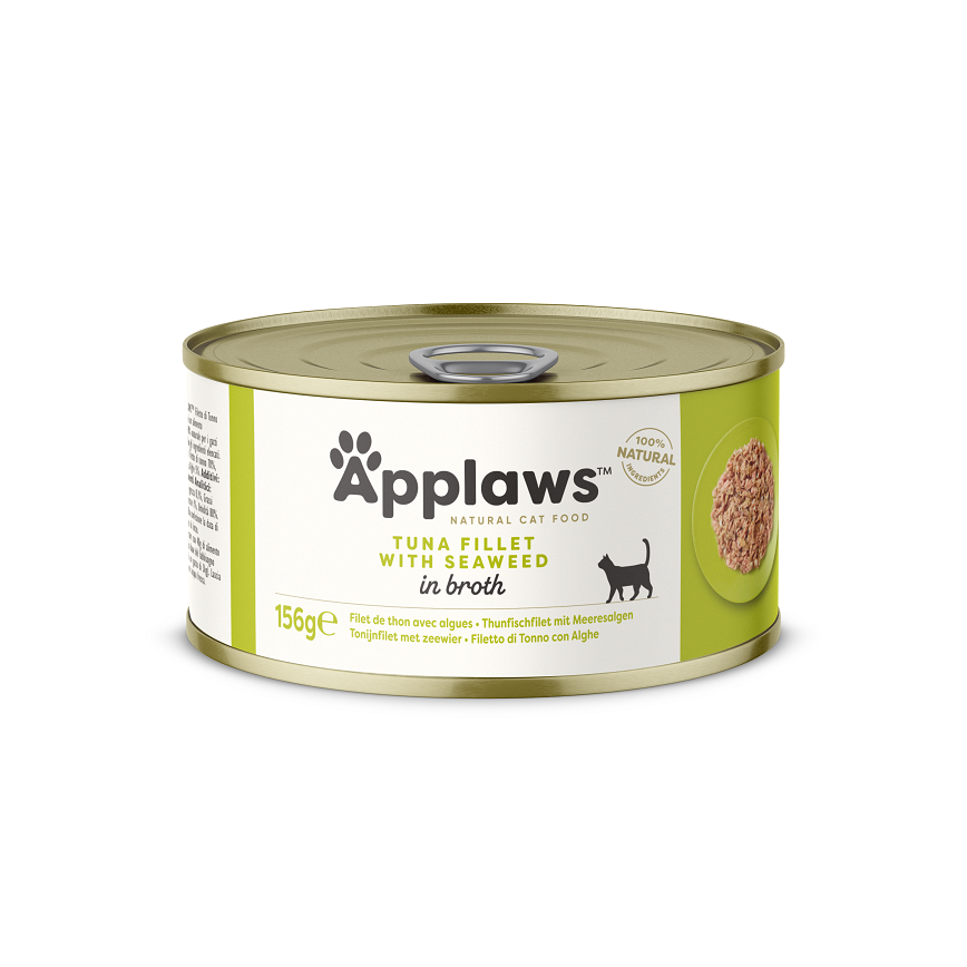 Applaws 貓罐頭 天然優質吞拿魚及紫菜 Tuna with Seaweed 156g (綠) (2009) 圖 1