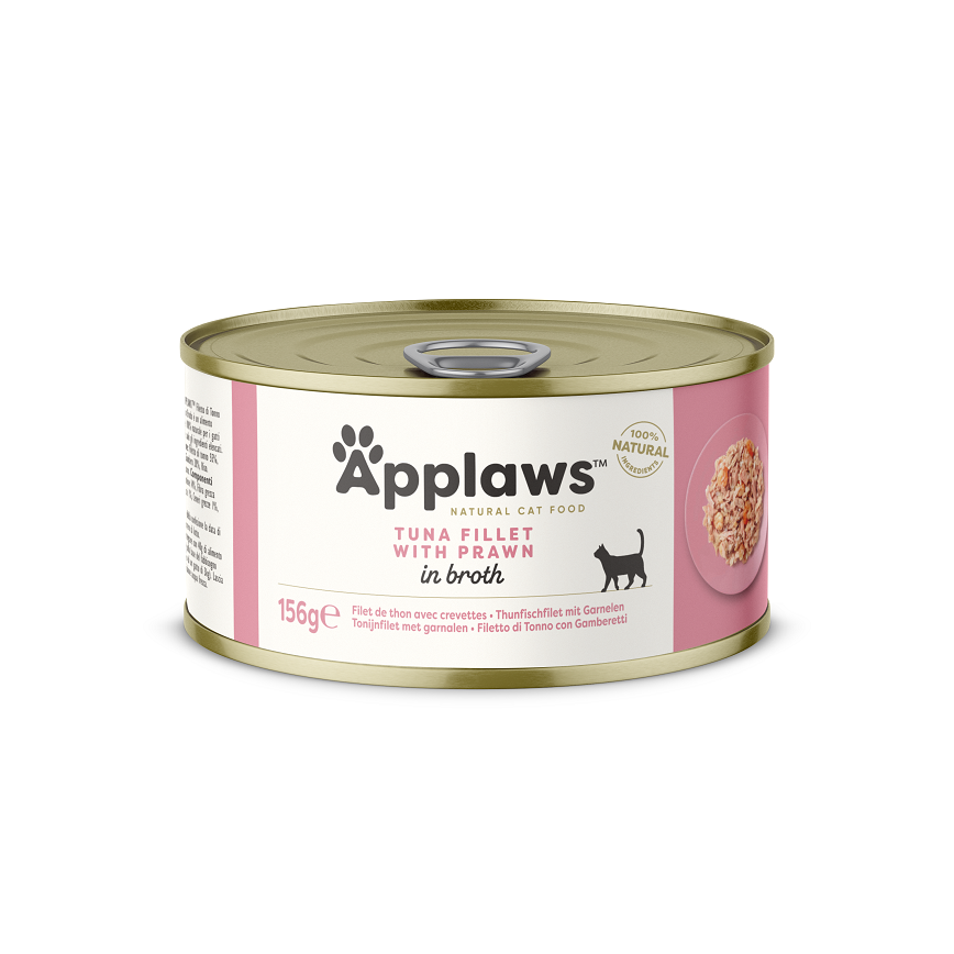 Applaws 貓罐頭 天然優質吞拿魚及蝦 Tuna with Prawn 156g (淺粉紅) (2008) 圖 2