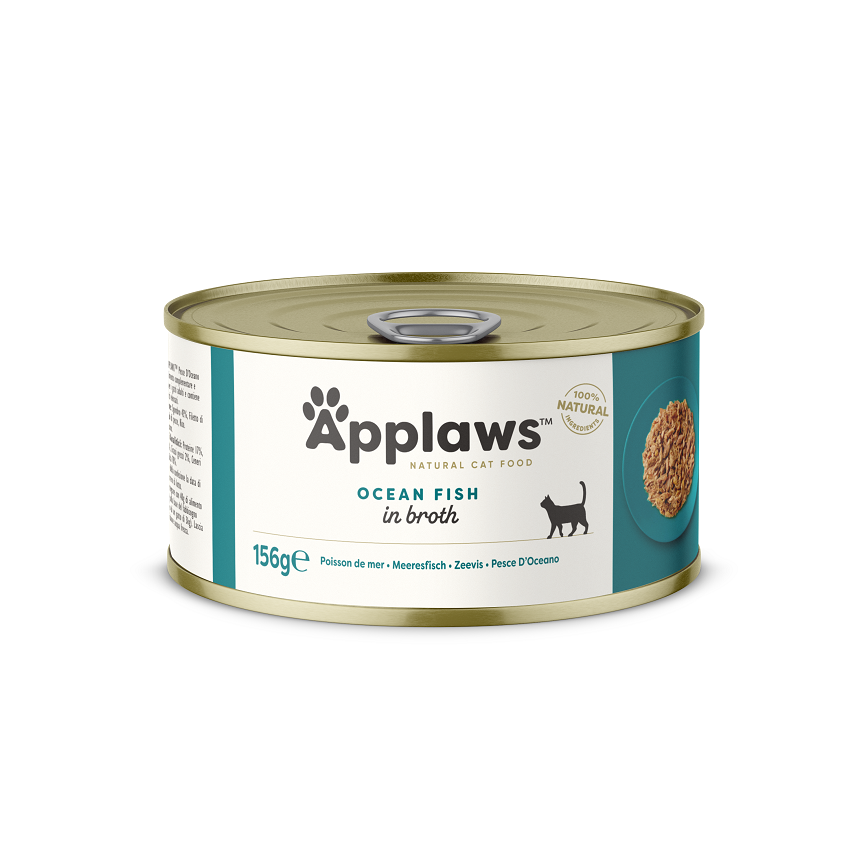 Applaws 貓罐頭 天然優質海魚 Ocean Fish 156g (淺藍) (2005)