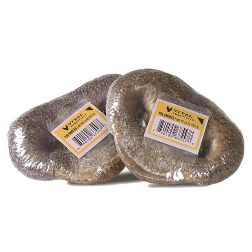 VITAL ESSENTIALS 凍乾潔牙狗小食 豬鼻 1oz (685578)