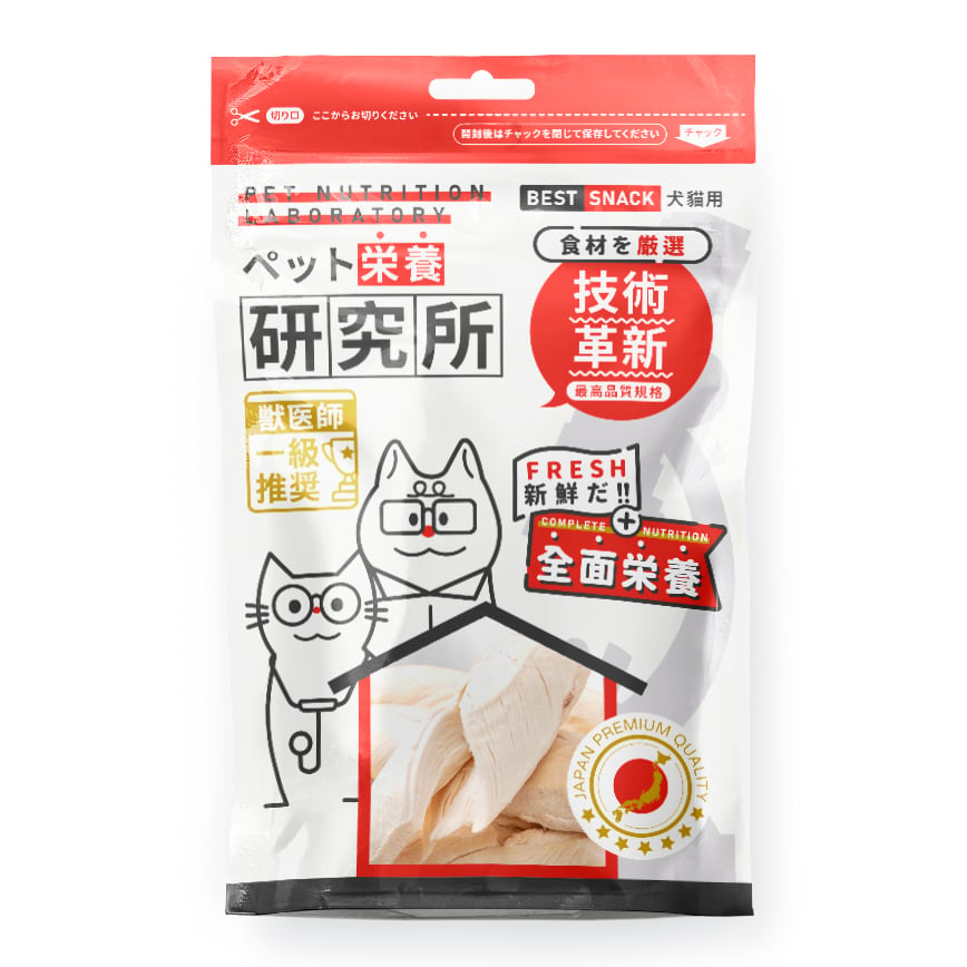 Pet Lab 嚴選貓狗零食 凍乾小食 脫水雞胸肉 60g