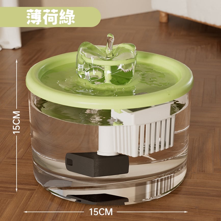 寵物智能流動活水 飲水機 1000ml 1個 (隨機款)