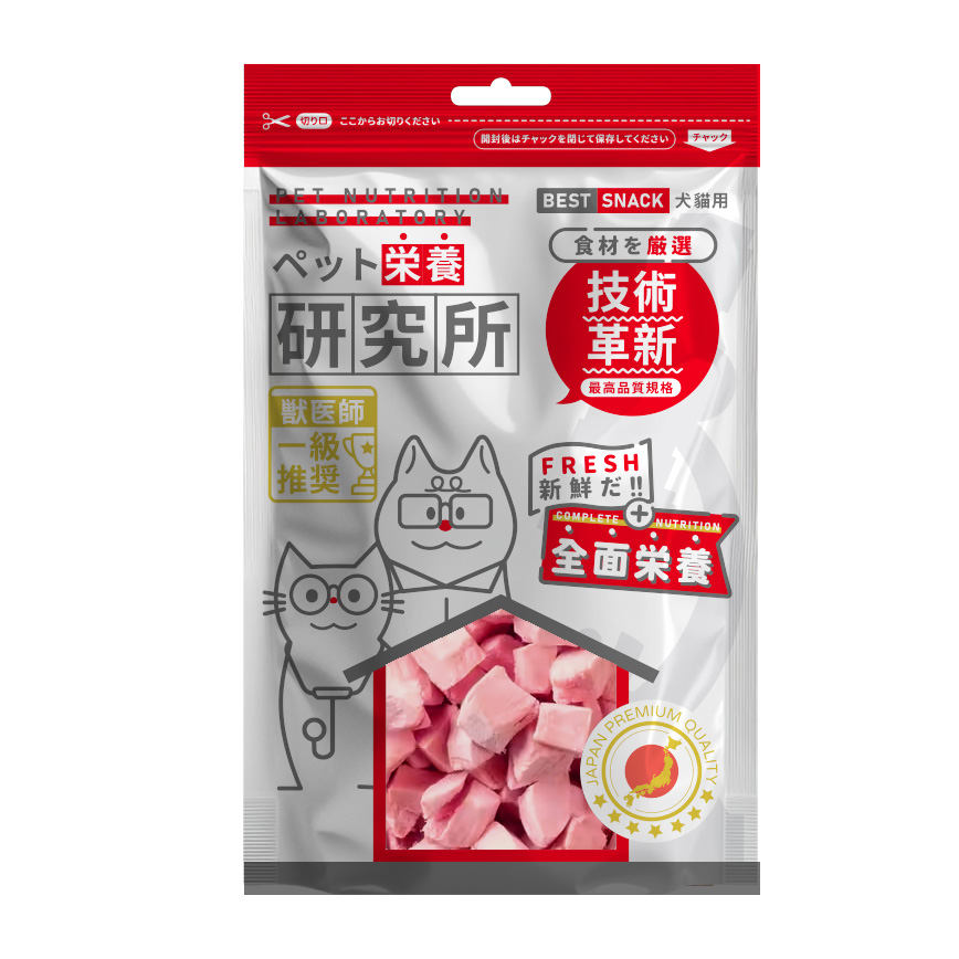 Pet Lab嚴選貓狗零食 凍乾小食 脫水草莓酸奶粒 60g