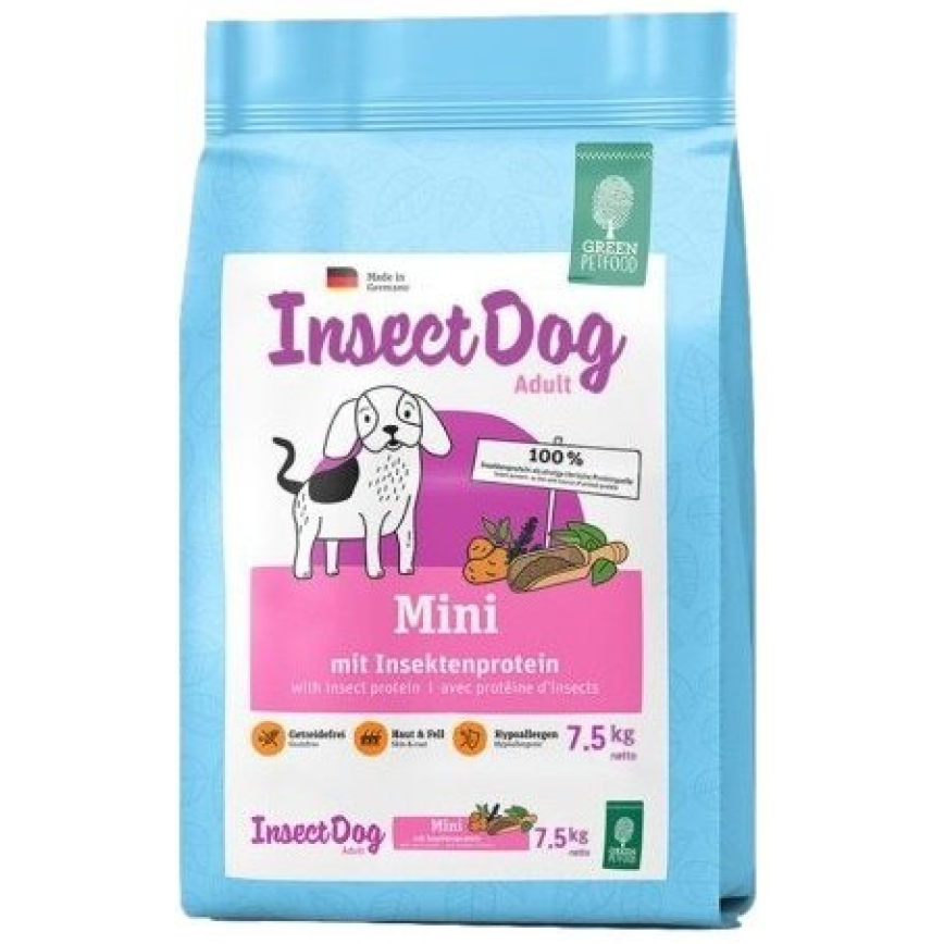 Green Petfood Insect Dog 無穀物狗糧 蟲製防皮膚過敏小型犬配方 Mini 7.5kg (GP0618)