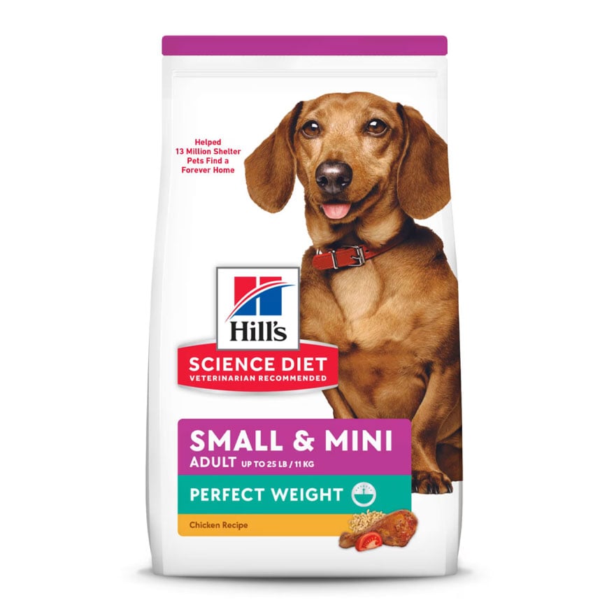 Hills 狗糧 成犬 1-6 完美體態小型犬粒 12.5lb (607828) (新舊包裝隨機發貨)