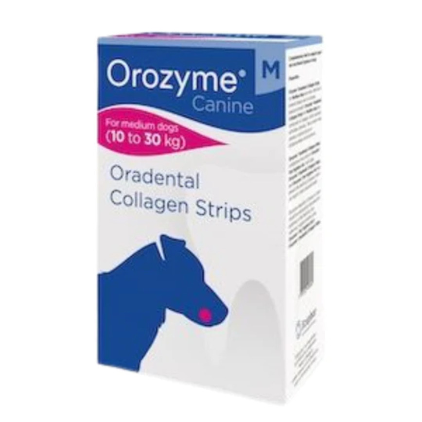 Ecuphar Orozyme Collagen Strips (M) 科盾狗用骨膠原潔牙條 中型犬 (cardon003)