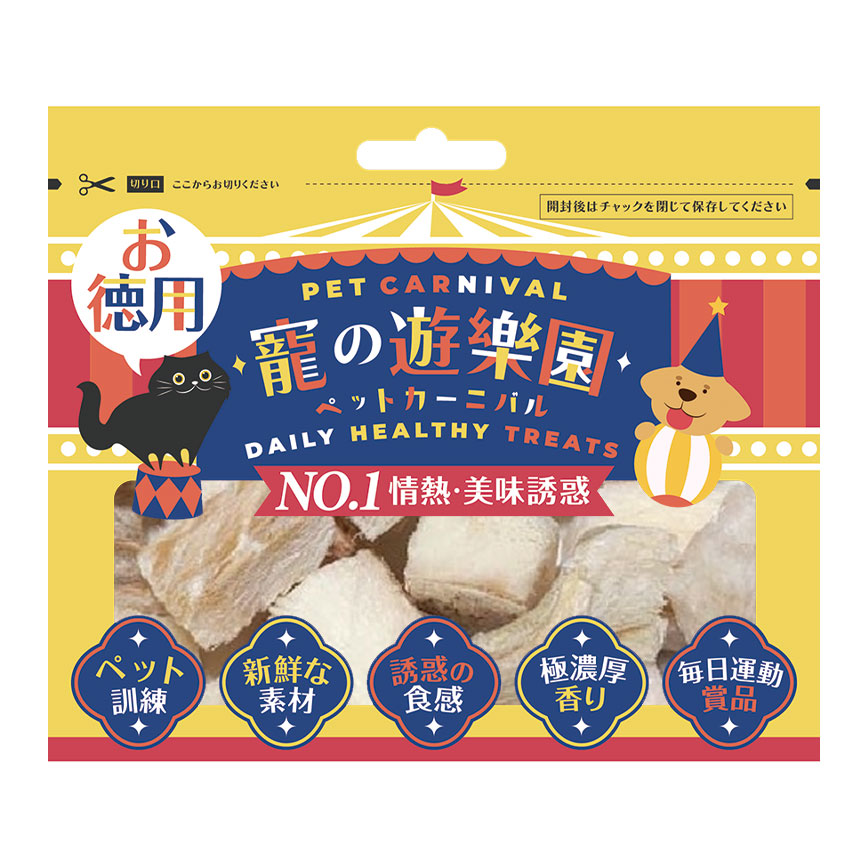 寵之遊樂園 貓狗凍乾鱈魚塊 30g