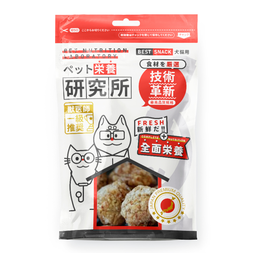 Pet Lab嚴選貓狗零食 凍乾小食 脫水牛肉丸 60g (HKTV38)