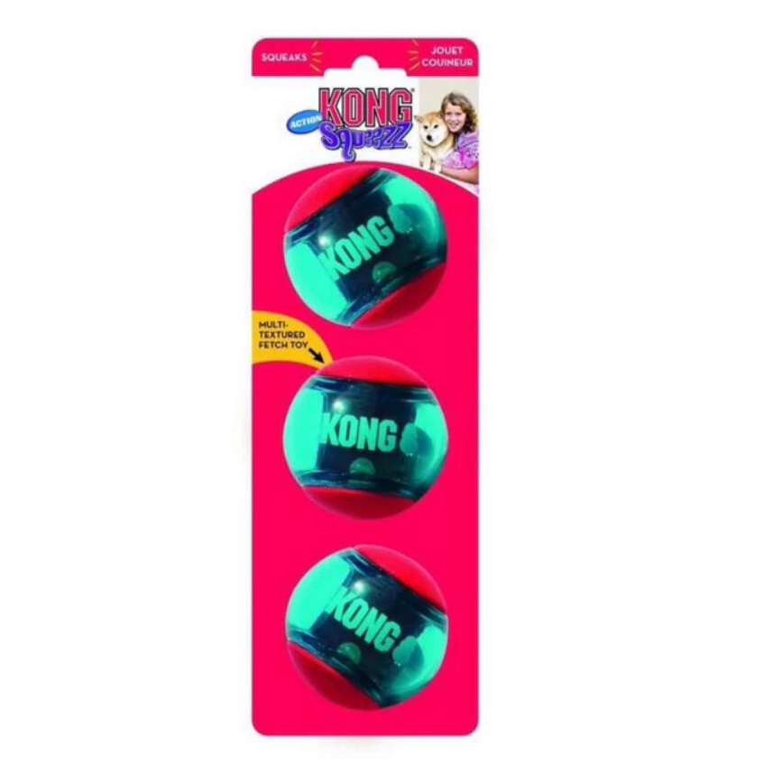 KONG Squeezz® Action 5 cm (3 piece/packing) (66429)