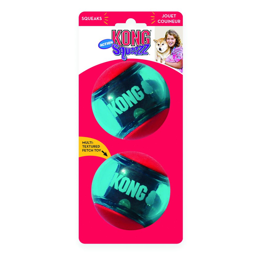 KONG Squeezz® Action 8cm (2 piece/packing) (66427) 圖 1