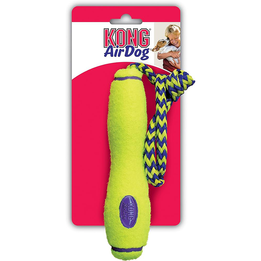 KONG Squeaker Fetch Stick w/ Rope 28cm (42508) 圖 1