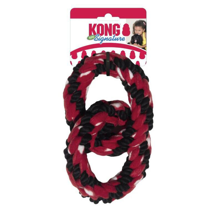 KONG Signature Rope Double Ring Tug (201343) 圖 1