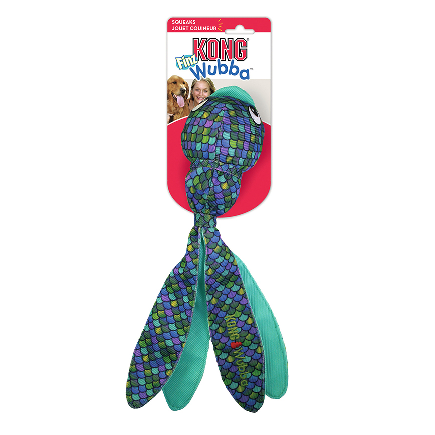 KONG Wubba™ Finz, blue 42cm (68466)