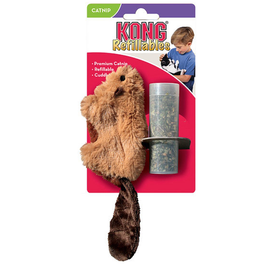 KONG Refillable Catnip Beaver (65391)