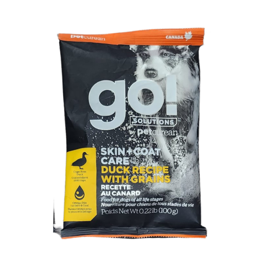 GO! SOLUTIONS 狗糧 低敏美毛系列 鴨肉 100g 試食裝 (1303200T)