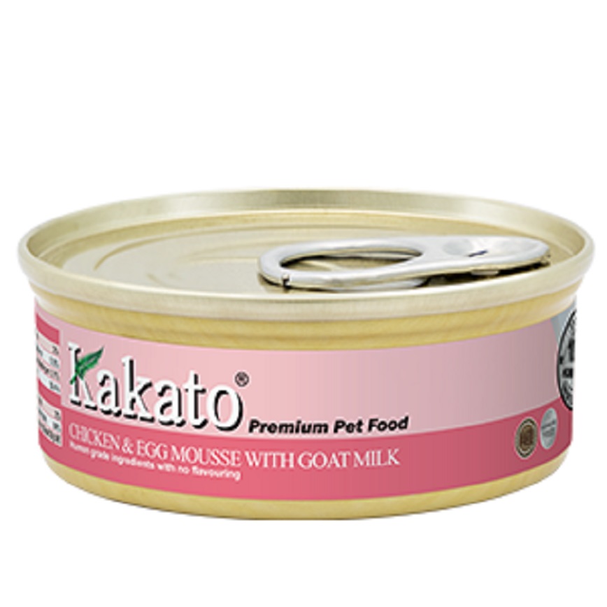 Kakato 罐頭 貓狗罐頭 雞肉+蛋+羊奶慕絲 40g (貓狗共用) (603)