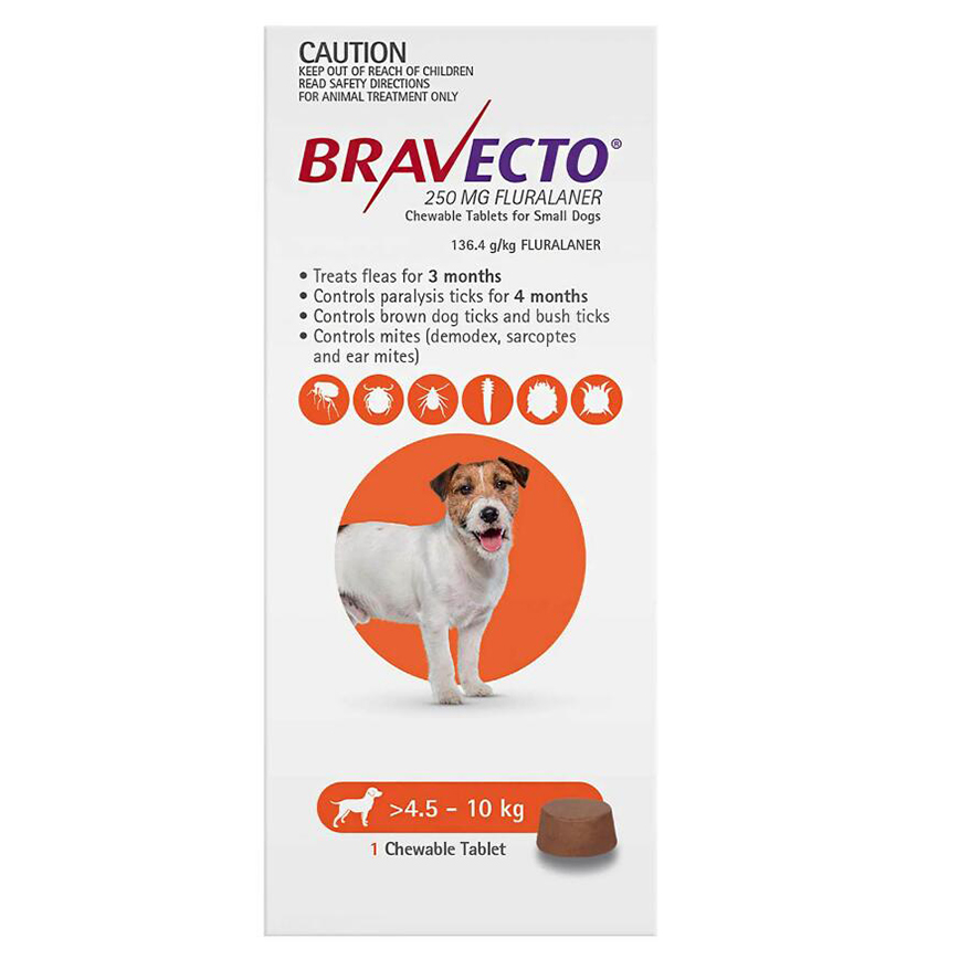 Bravecto Small Dog (4.5kg-10kg) 圖 1