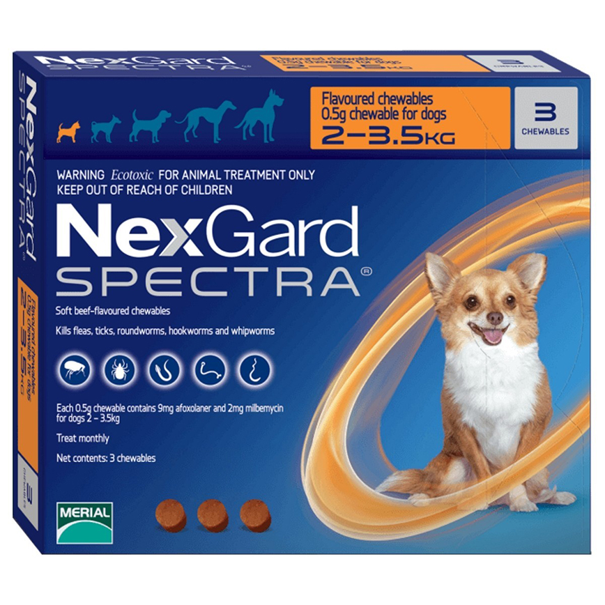 NexGard Spectra XS 3T (2-3.5kg) 圖 1
