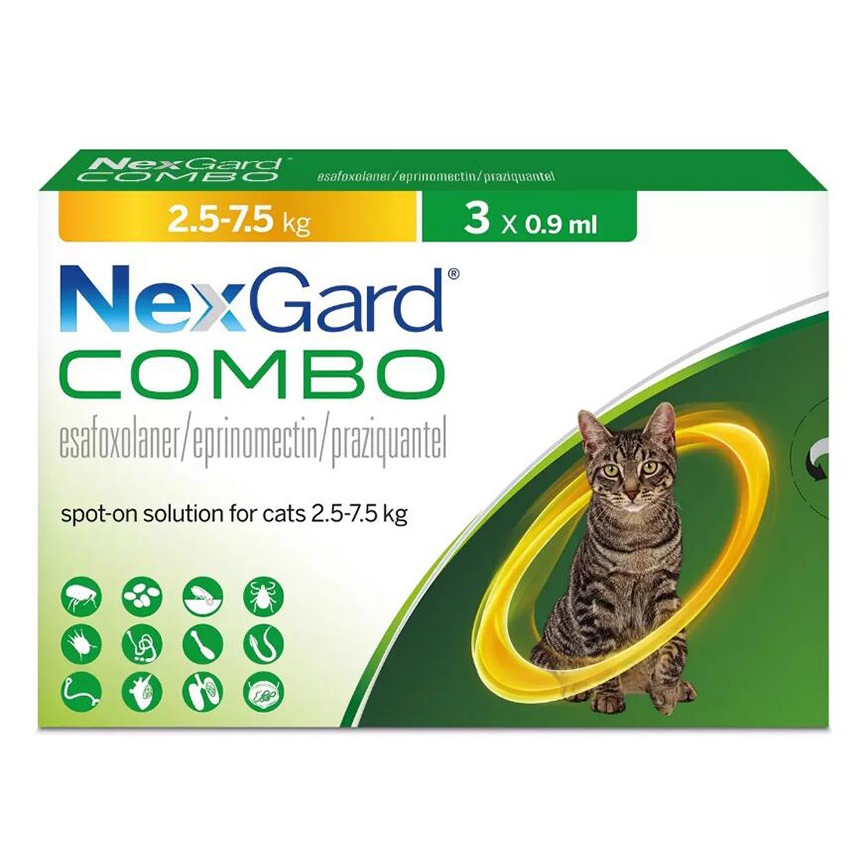 Nexgard Combo For Large Cats (2.5kg-7.5kg) 3P