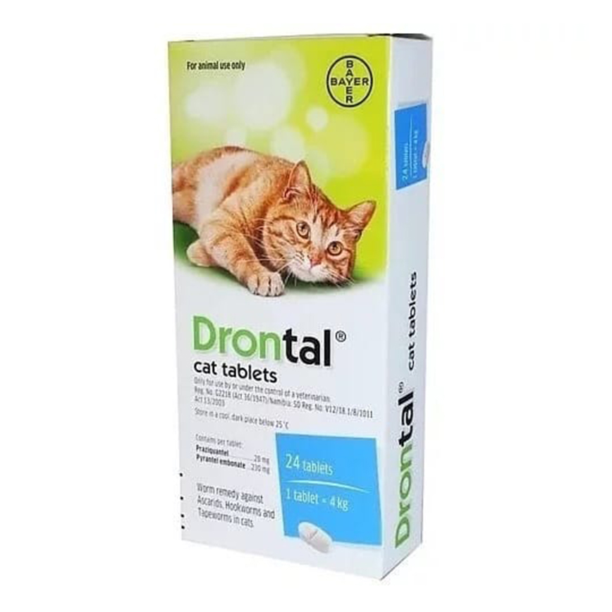 Bayer Drontal Cat 原盒48粒