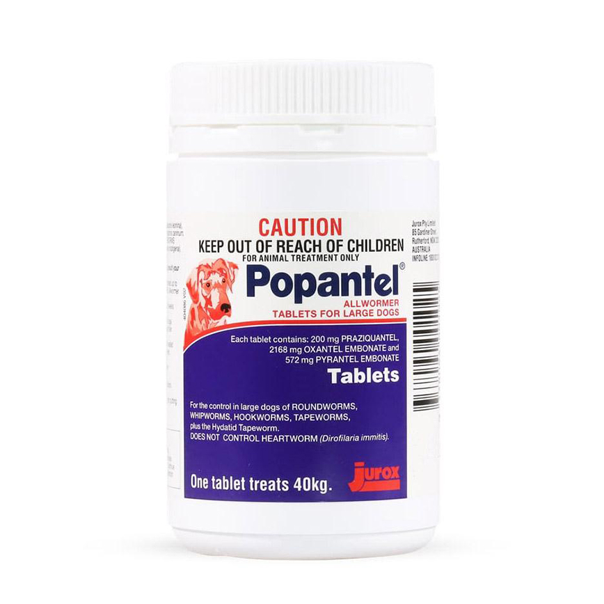 Jurox Popantel Allwormer Dog ( L ) 1tab/ 40kg 圖 1