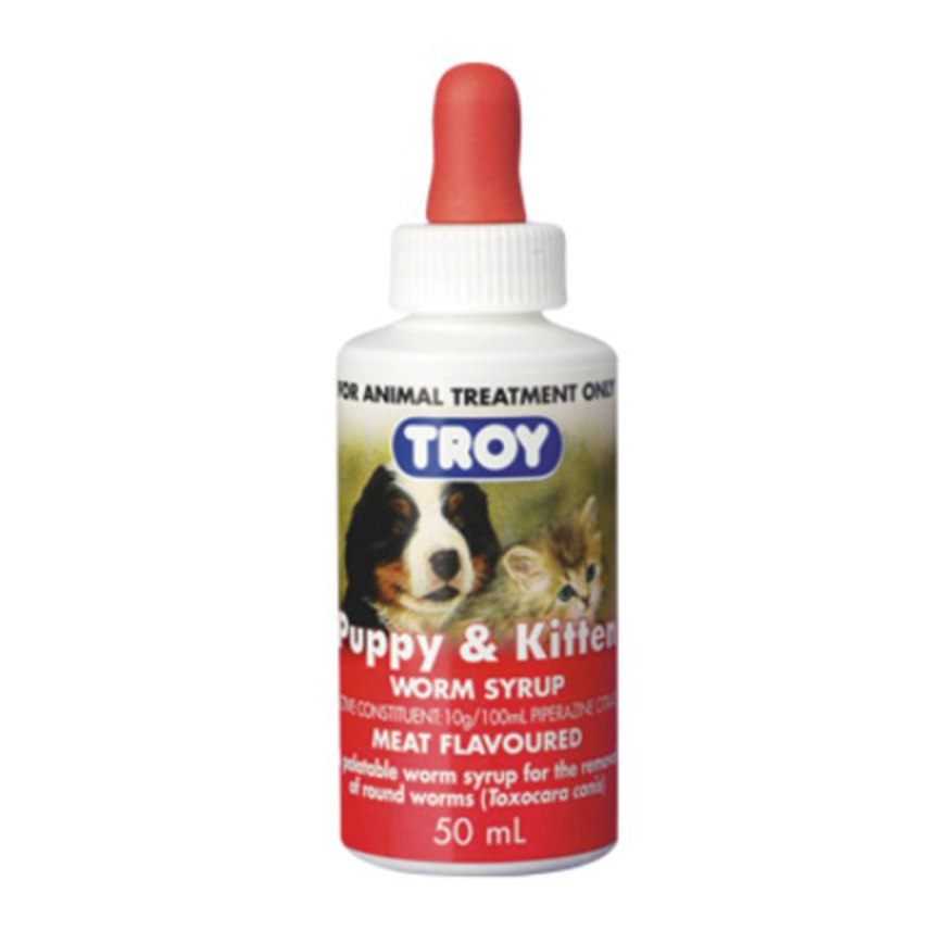 TROY 幼貓 幼犬杜蟲糖漿 50ml 圖 1