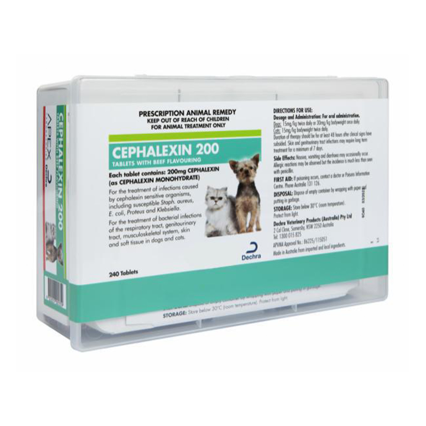 Cephalexin Beef Flavour 200mg 240粒 圖 1