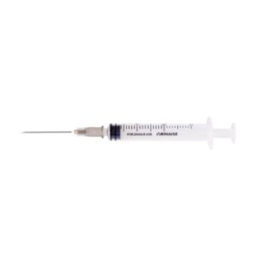 Kruuse Disposable Syringe With Needle 5/6ml 22G 100支