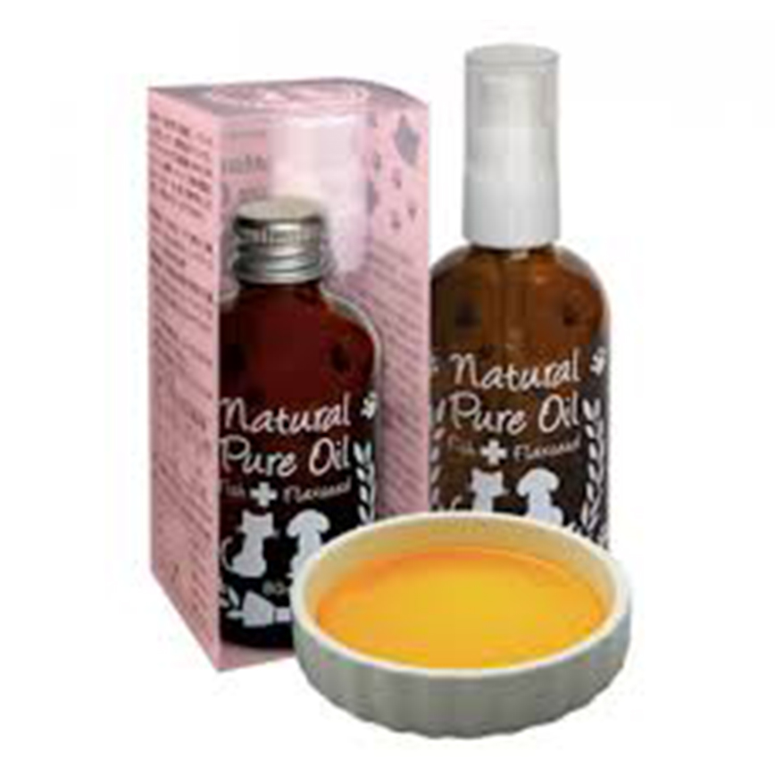 北海道 Natural Pure Oil 天然純油 魚+亞麻籽 80ml 圖 1