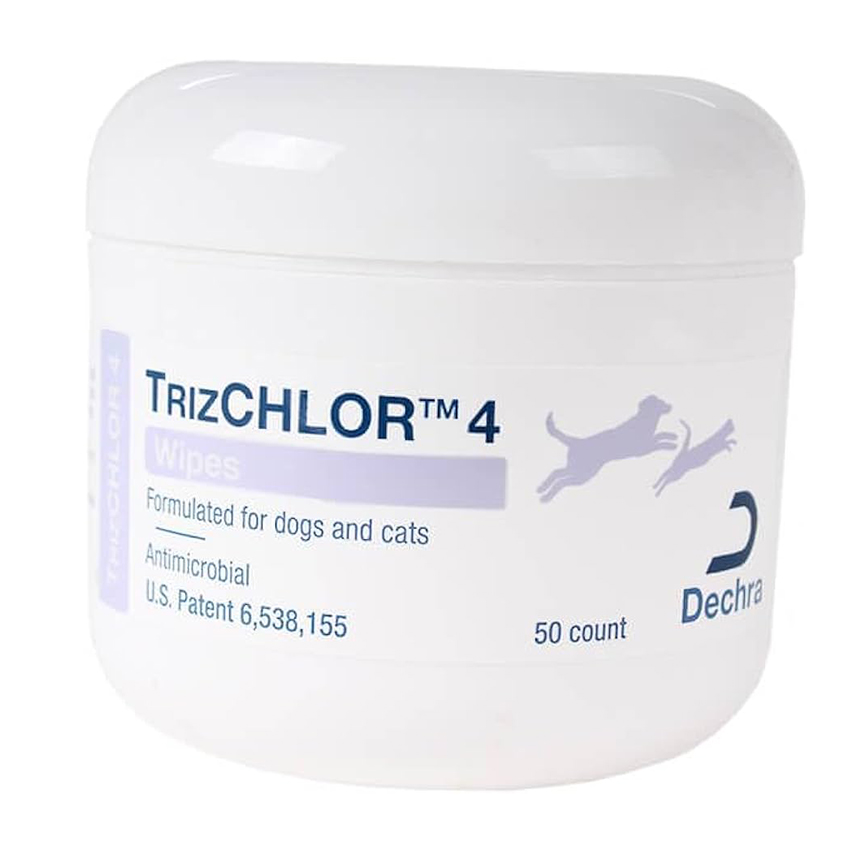 TrizCHLOR 4 Wipes for Dogs & Cats 50count 圖 1