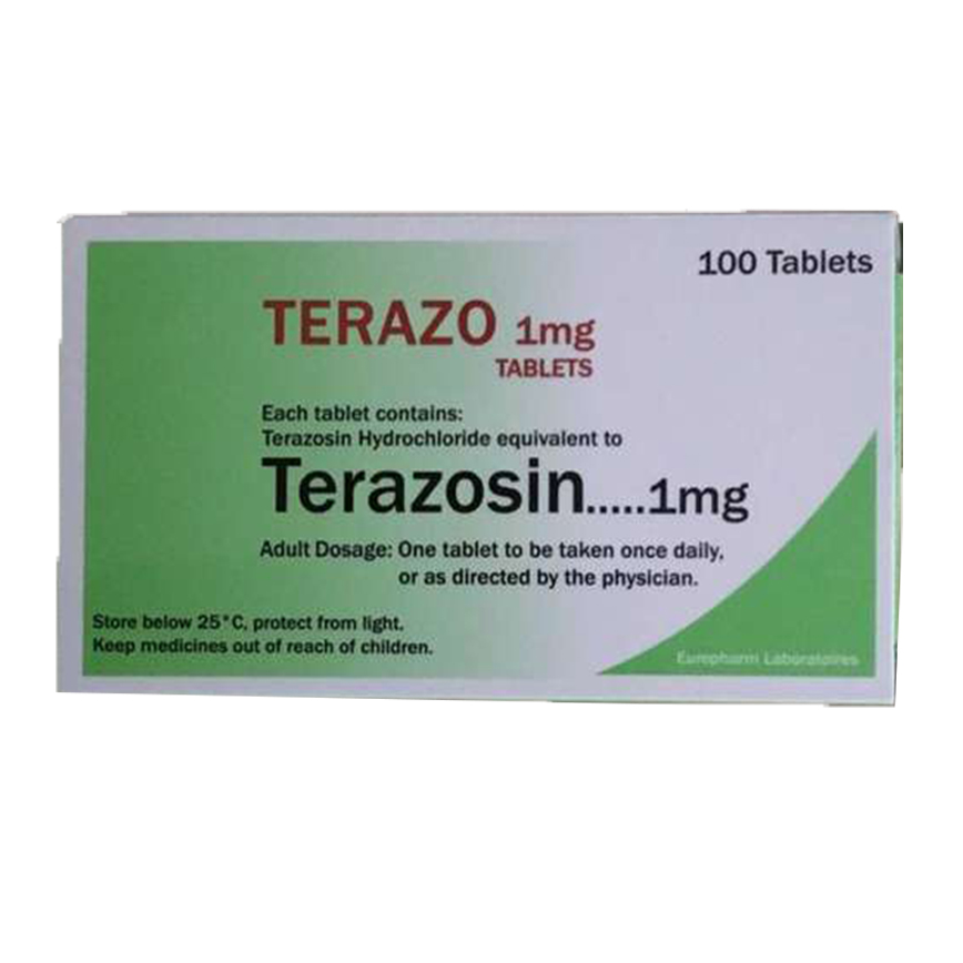 Terazo 1mg (Terazosin) Tablets 泌尿道治療藥 100粒 圖 1