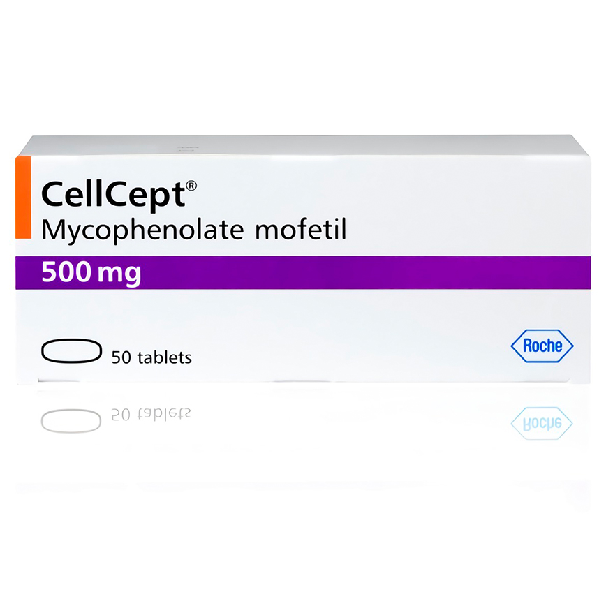 Cellcept Mycophenolate mofetil 500mg 50粒 圖 1