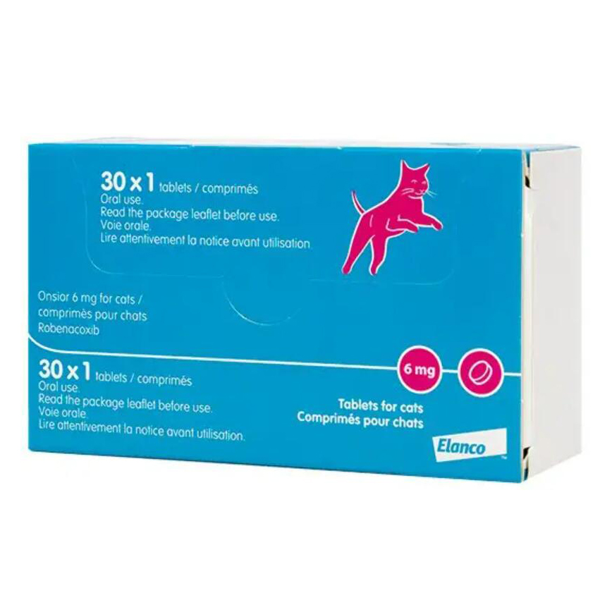 Onsior Cat (Robenacoxib) 6mg 30 Tablets (2.5kg-6kg) 紅 圖 1