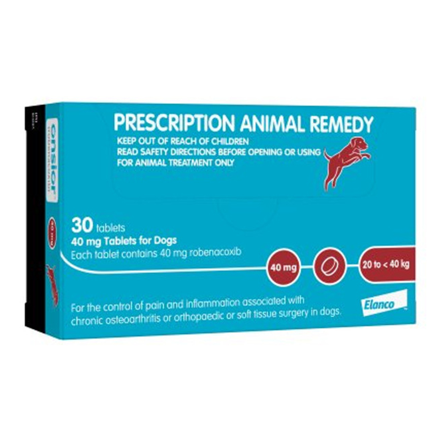 Onsior Dog (Robenacoxib) 40mg 30 Tablets (20kg-40kg) 啡 圖 1