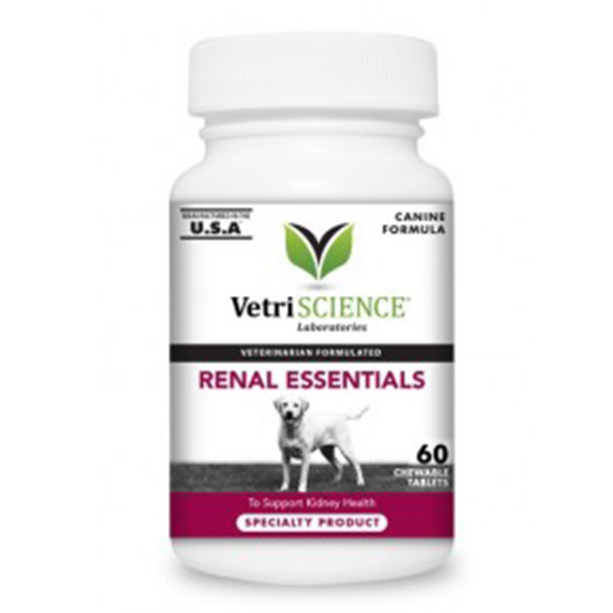 VetriScience Renal Essentials犬用腎臟補充咀嚼片 60粒