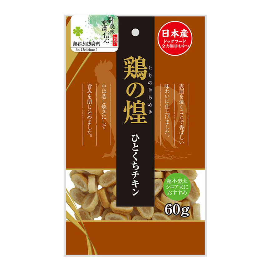 日本Q-Pet 狗小食 雞の煌 厚切雞肉片 60g (KQ841) 圖 1