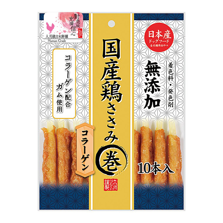日本Q-Pet 狗小食 愛情餐廳 雞肉骨膠元棒 10本 83g (KQ903) 圖 1