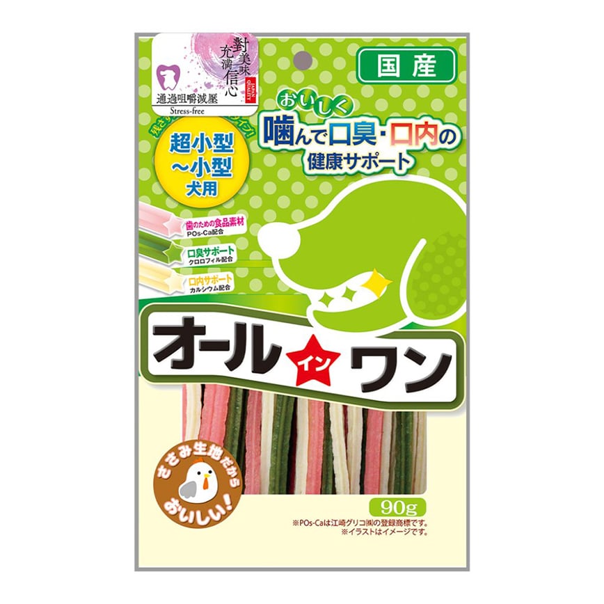 日本Q-Pet 狗小食 Oral Wan 口腔清潔條 超小 小型犬用 90g (KQ472)