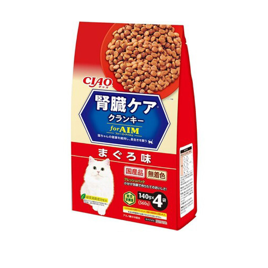 CIAO 貓糧 AIM夾心乾糧 吞拿魚味 140g×4 (CA-51/P-164) (新舊包裝隨機發貨) 圖 2