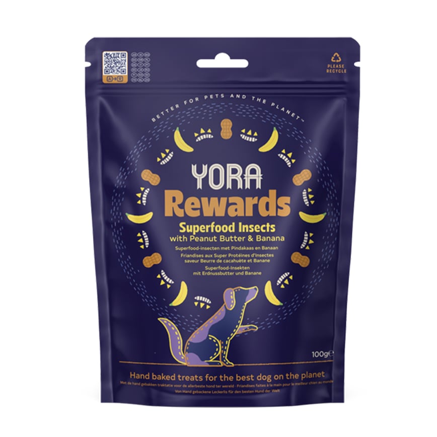 YORA 夢想家營養犬小食 花生醬配香蕉 100g (IRPB)