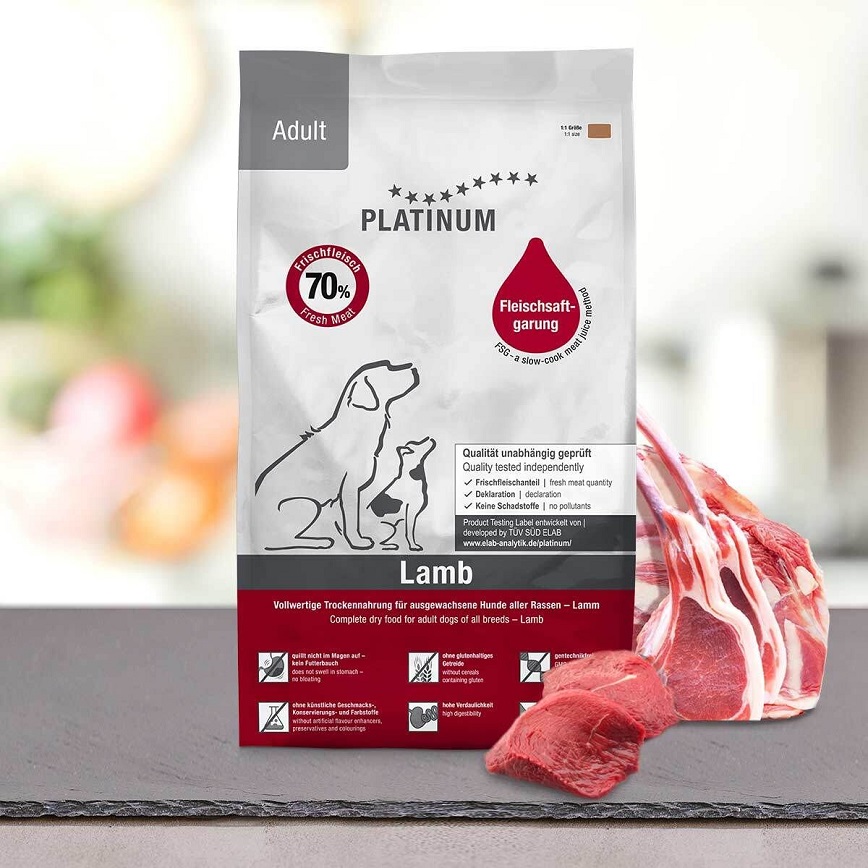 PLATINUM 狗糧 成犬配方 鮮羊肉+白米 1.5kg (PT440)