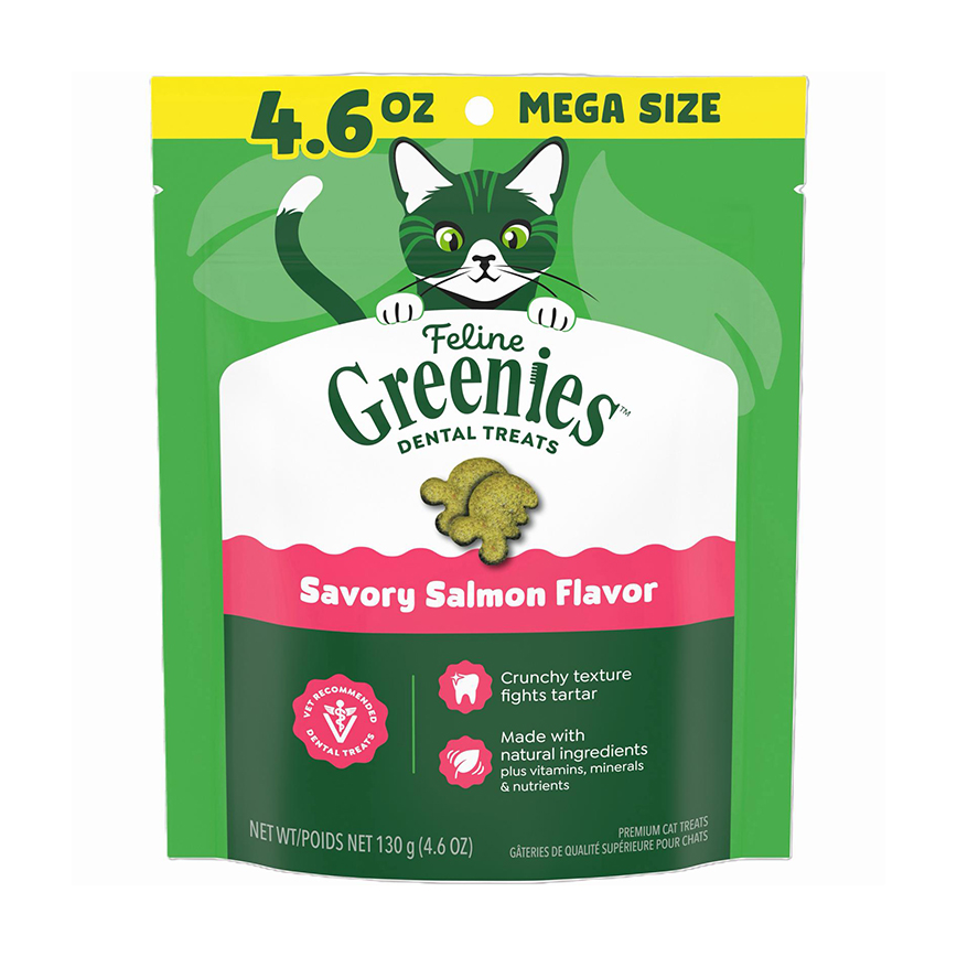 Greenies貓齒靈潔齒餅 三文魚 4.6OZ