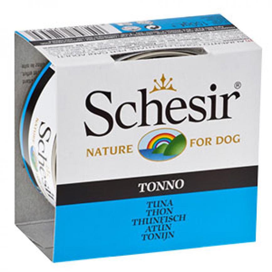Schesir 啫喱狗罐頭 吞拿魚 150g