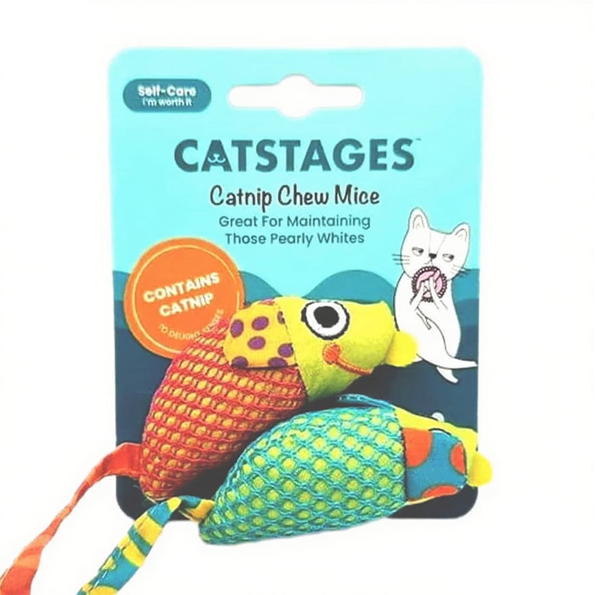 Catstages 貓草嚼嚼鼠孖裝 Catnip Chew Mice (LP327) (新舊包裝隨機發貨) 圖 2