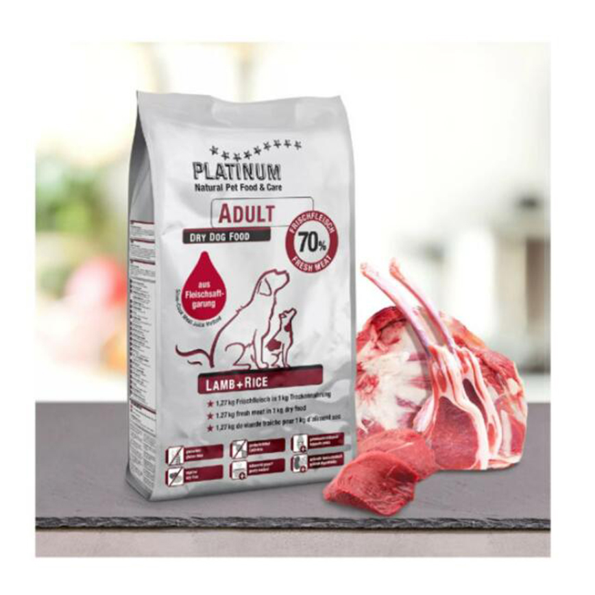 PLATINUM 狗糧 成犬配方 鮮羊肉+白米 30kg 或 (6包5kg夾袋) 圖 1
