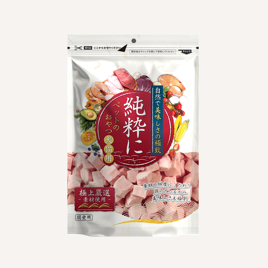 純粹 貓狗凍乾小食 草莓酸奶粒 60g