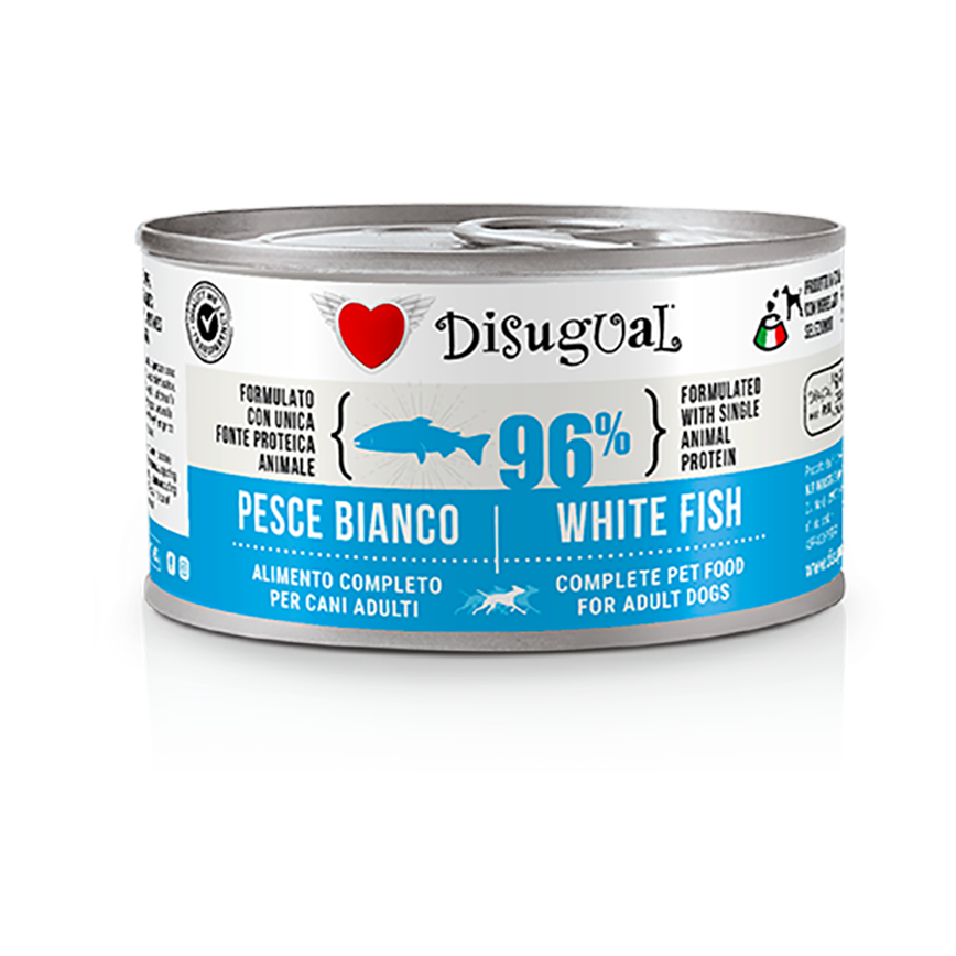 Disugual 狗主食罐 白魚 150g