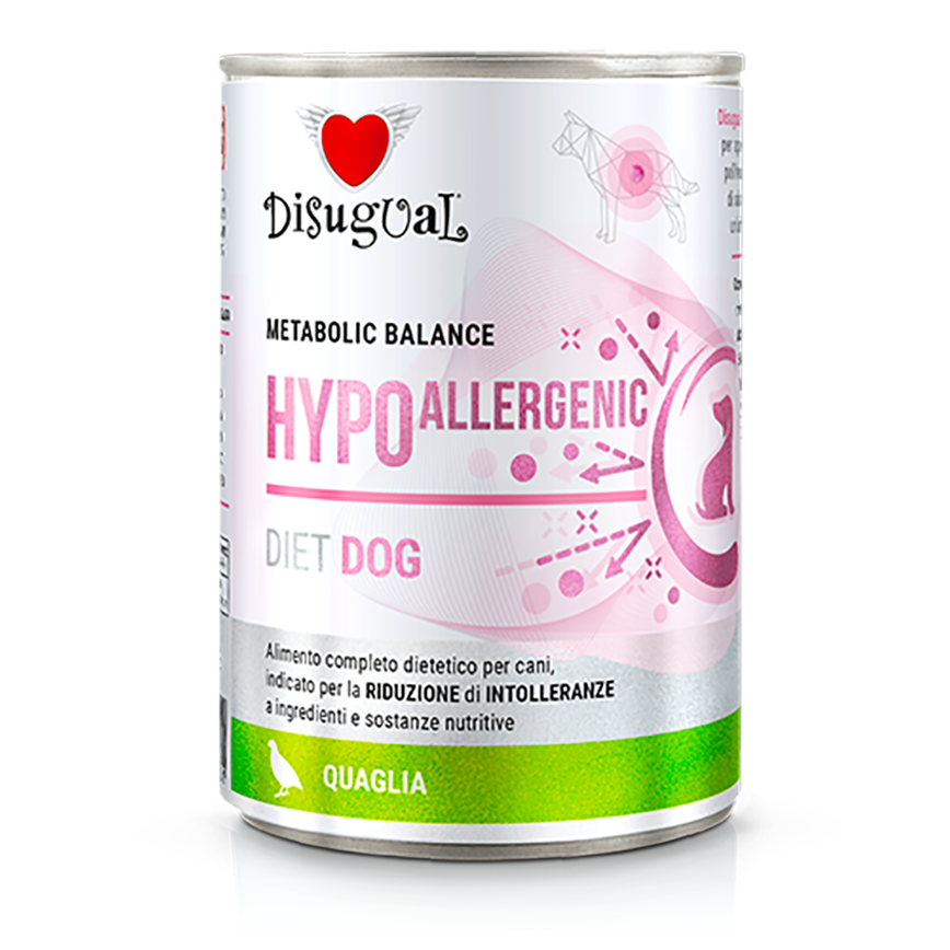 Disugual 意極鮮 處方糧 狗罐頭 低敏配方 鵪鶉 400g (DSDT001) | 意大利製造 圖 1