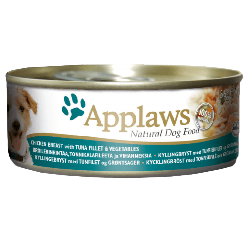 Applaws 狗罐頭 天然優質雞柳及吞拿魚及蔬菜 Chicken Breast with Tuna and Vegetables 156g (3003) 圖 1